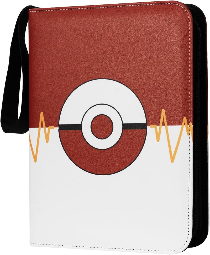 awedsu Collectible Trading Card Albums,Collectible Trading Card Protective Sleeves,Card Binder 4-Pocket,400 Pockets Card Case Holder for TCG, Sports Card. - Image 1